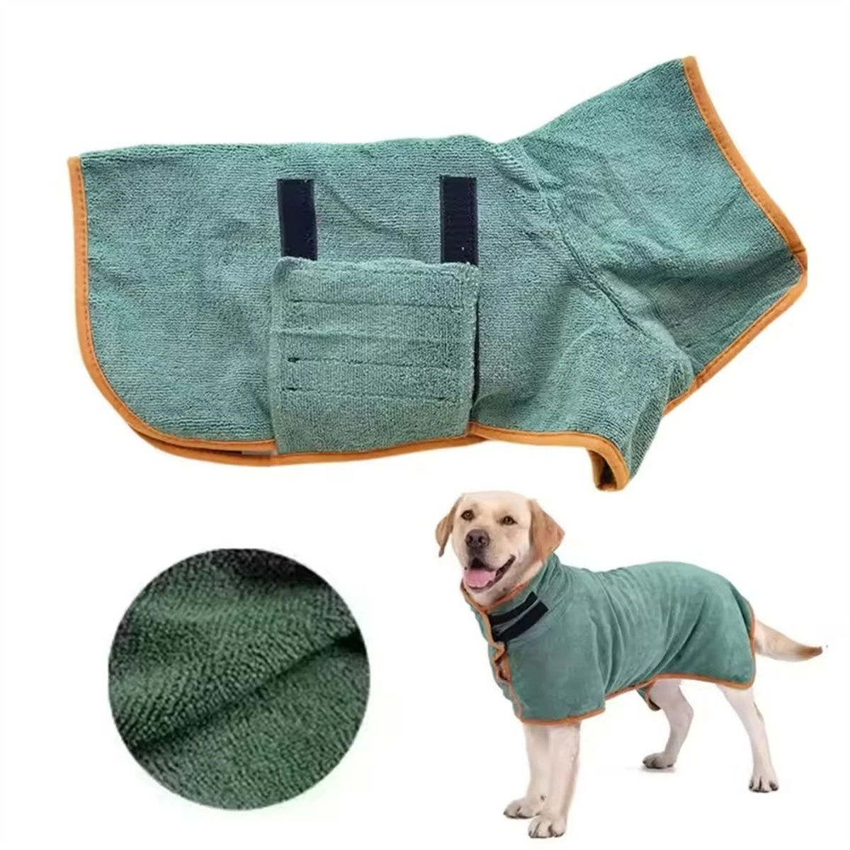 The wet-dog drying coat